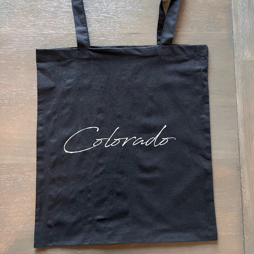Colorado Script Long Handle Tote Bag